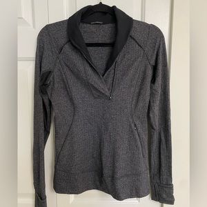 Lululemon Think Fast herringbone pullover size 6